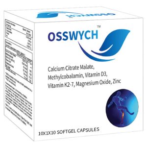 OSSWYCH SOFTGEL CAPSULES  – Buy OSSWYCH SOFTGEL CAPSULES Online at best Price in India – A regenerator with ability to improve Bone Mineral Density.